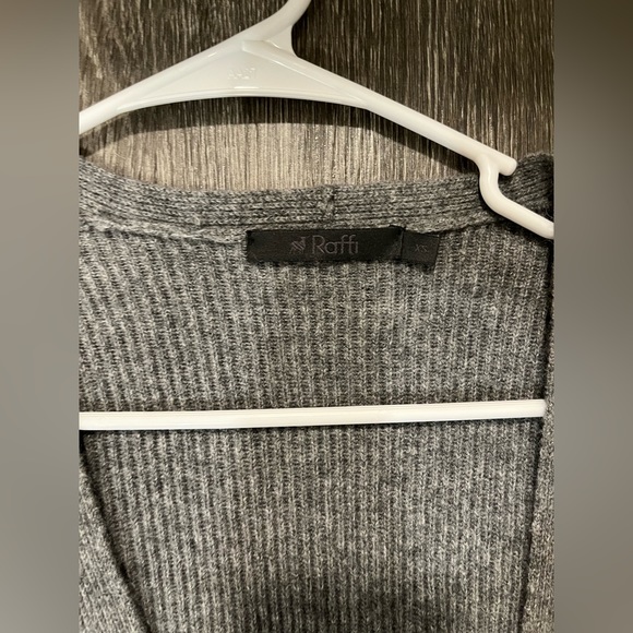 Raffi Cashmere ribbon knit cardigan - Picture 5 of 6